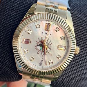 Timex x Jacquie Aiche Mother of Pearl watch